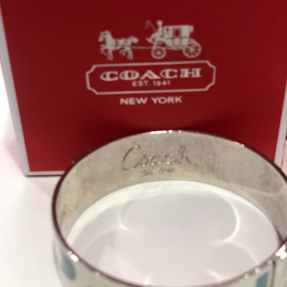 Coach Signature Enamel Bangle - Picture 3 of 3